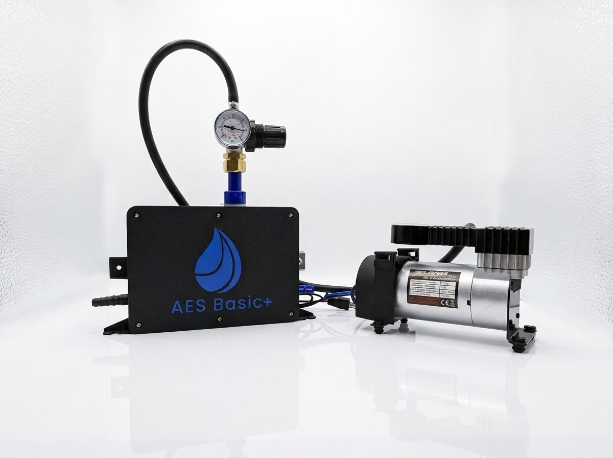 AES Basic+ mit Druckregler und Kompressor